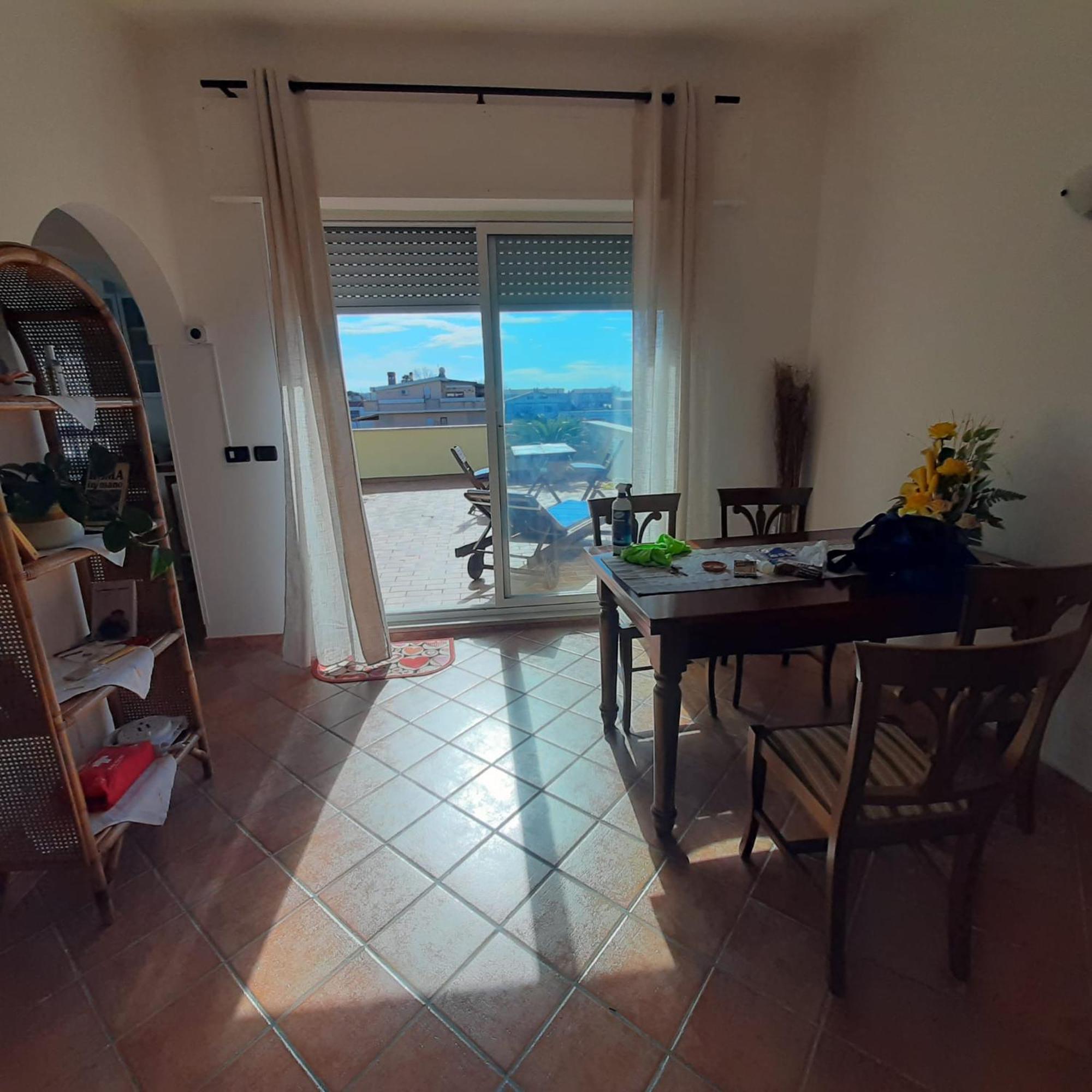 Апартаменты La Terrazza Sul Faro Фьюмичино Экстерьер фото